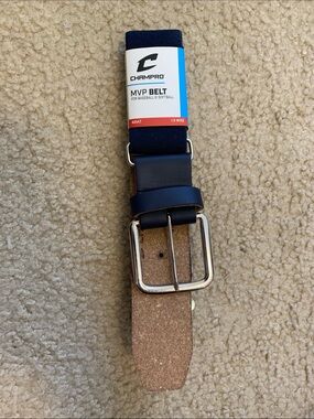 Champro Mens Belt Adult 1.5 Wide Navy Blue Baseball Uniform